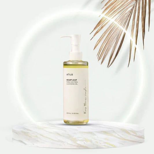 Anua- Heartleaf Pore Control Cleansing Oil - Huile nettoyante démaquillante
