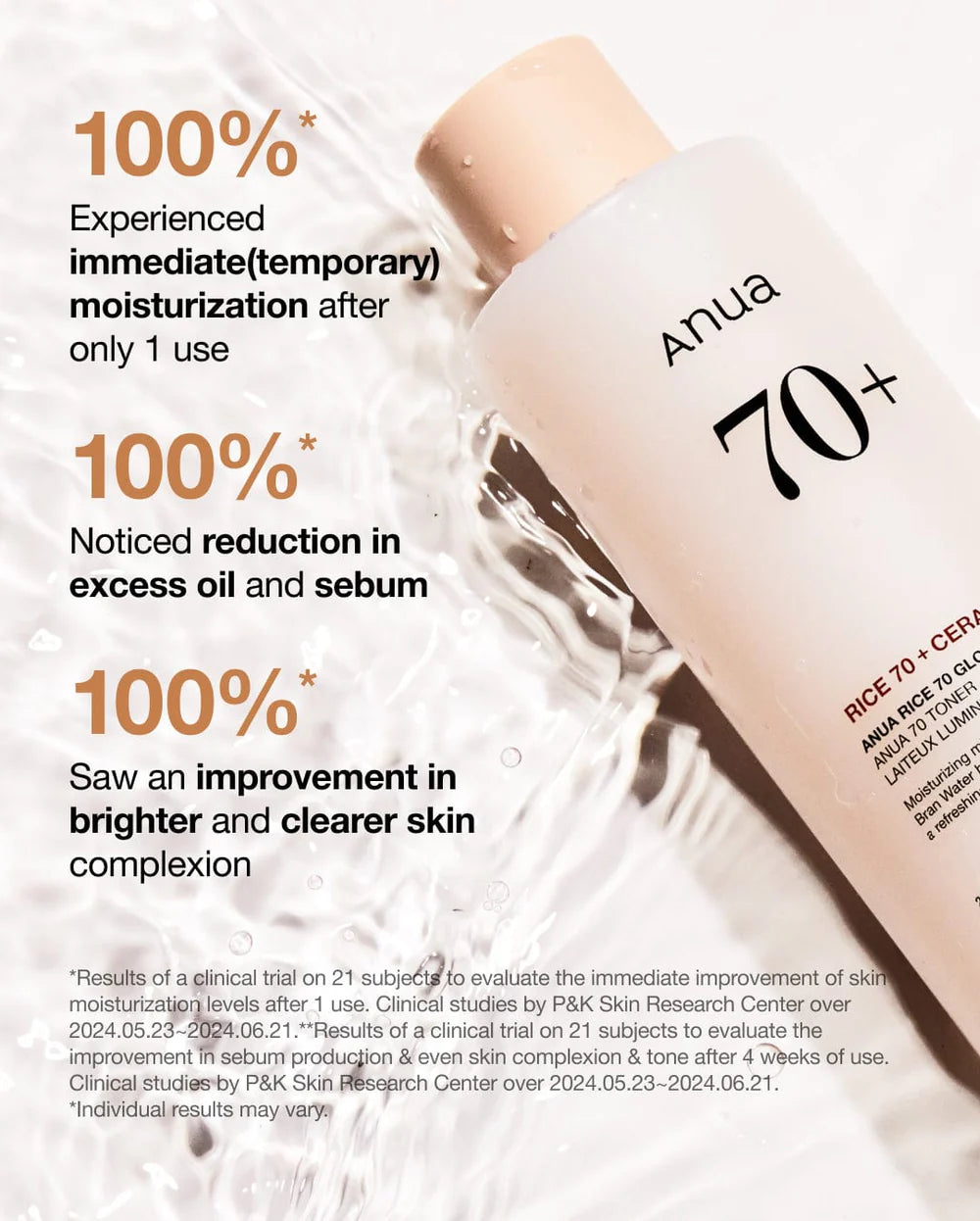 Toner Lait éclat Rice 70